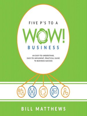 cover image of Five P's to a Wow Business